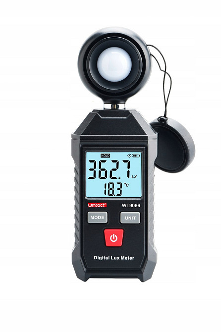 Измеритель уровня освещенности (люксметр) + термометр WINTACT WT9066 Харків - зображення 4