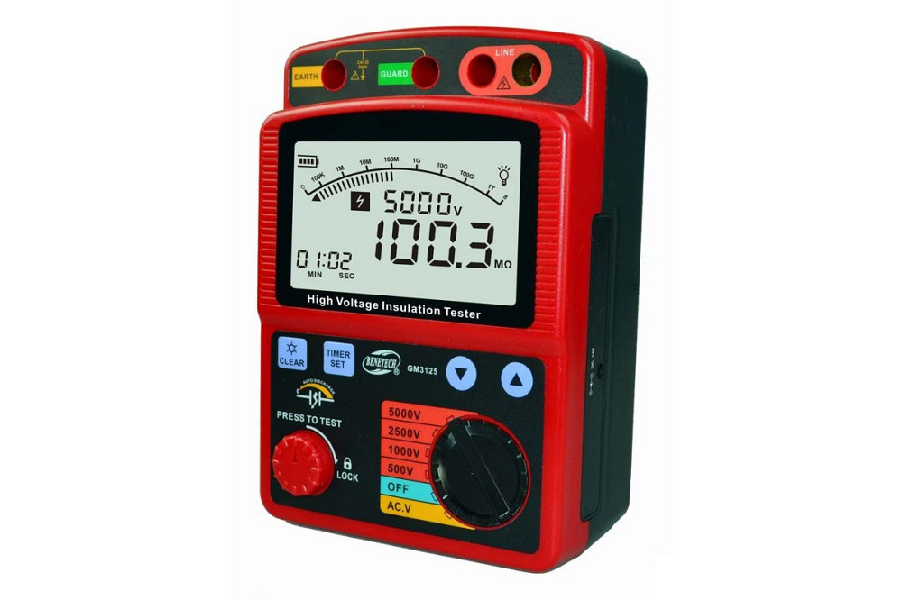 Цифровой мегаомметр (0-1000 ГΩ) BENETECH GM3125 Харьков - изображение 1
