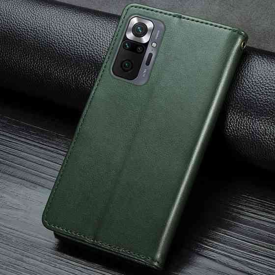Кожаный чехол-книжка GETMAN Gallant (PU) для Xiaomi Redmi Note 10 Pro / 10 Pro Max Херсон