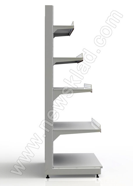 Стелаж прямий приставний, торговий стелаж Рістел Кропивницкий - изображение 3
