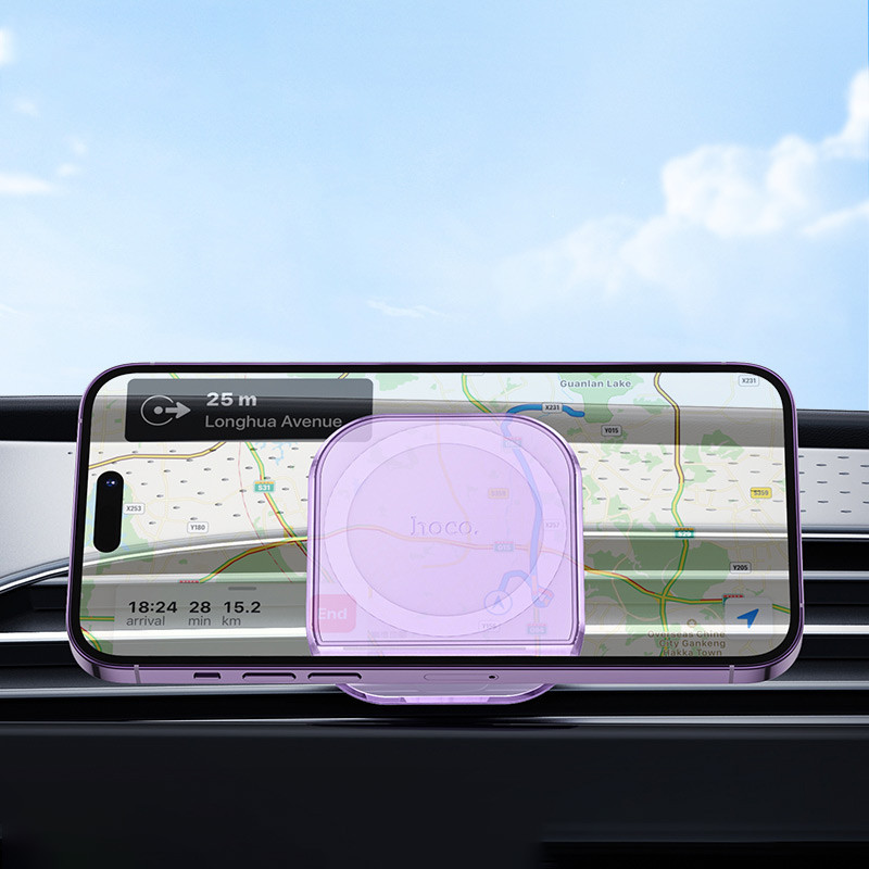 Автодержатель Hoco H42 Crystal ring magnetic (air outlet) Херсон - изображение 2