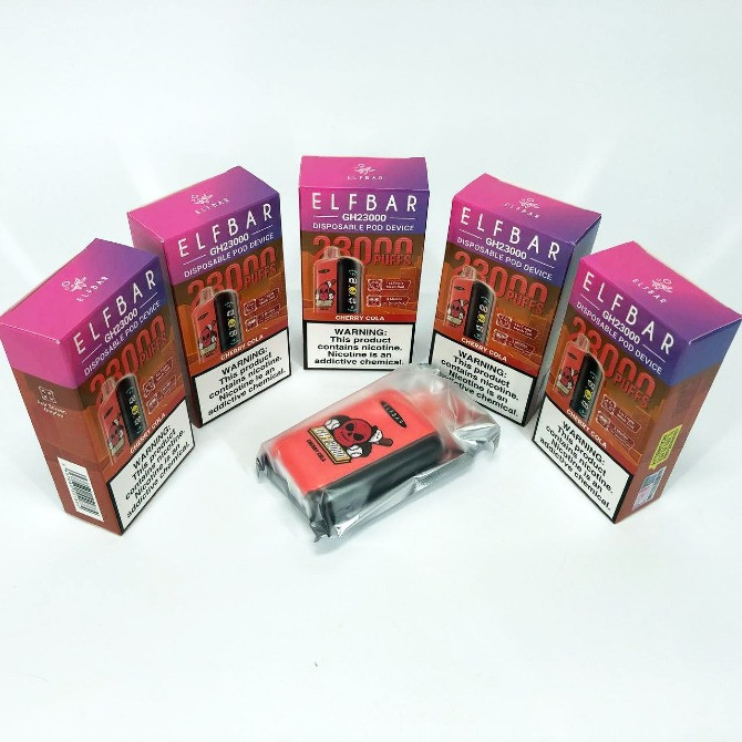 Е сигарета ELF BAR 5% 23000 тяг (Вишня Кола) Киев - изображение 5