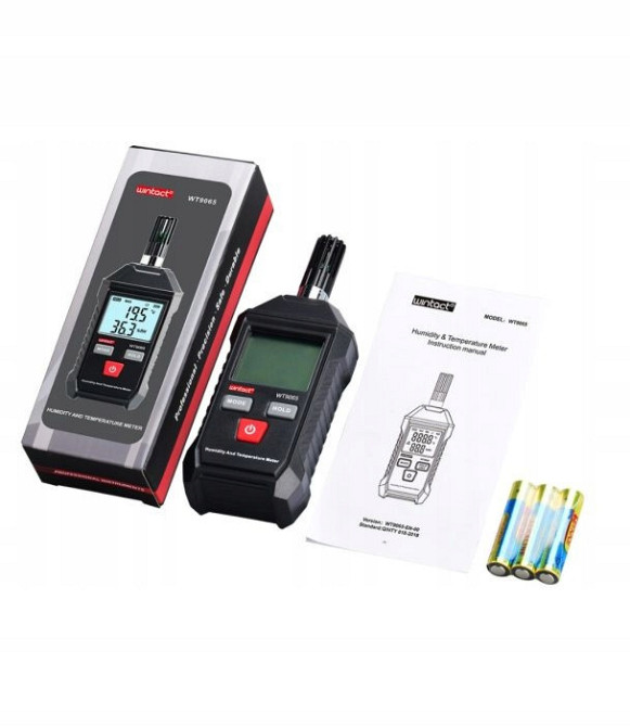 Термогигрометр 5-98%, -10-50°C WINTACT WT9065 Харьков - изображение 6