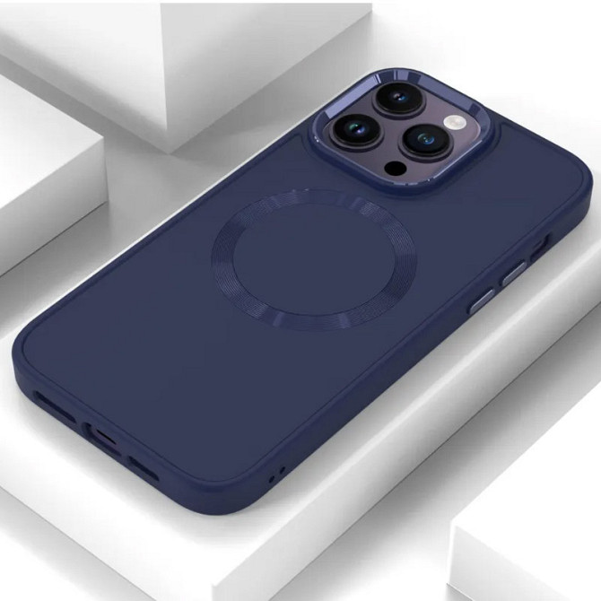 TPU чехол Bonbon Metal Style with MagSafe для Apple iPhone 16 Pro Max (6.9") Херсон - зображення 4