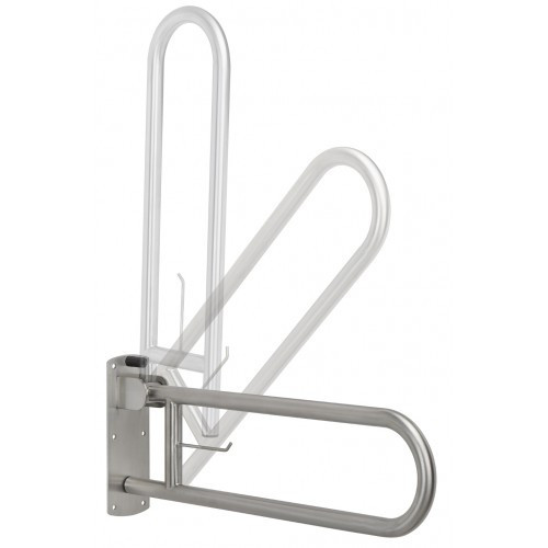 Поручень для осіб з інвалідністю відкидний MEDINOX зі стопором Киев - изображение 1