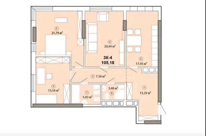 продажа 3-к квартира Киев, Печерский, 172000 $ Киев - изображение 6