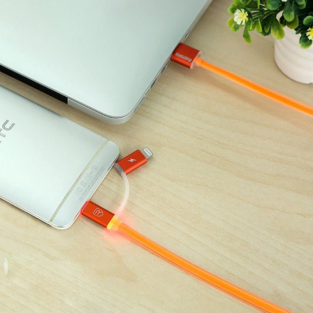 Combo 2-in-1 кабель Lightning/micro USB, 1м orange Aurora Combo Remax 300702 Київ - зображення 2