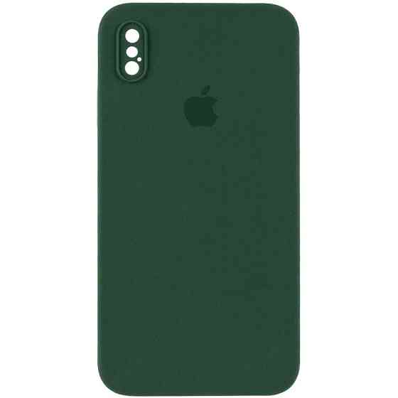 Чехол Silicone Case Square Full Camera Protective (AA) для Apple iPhone X / XS (5.8") Херсон