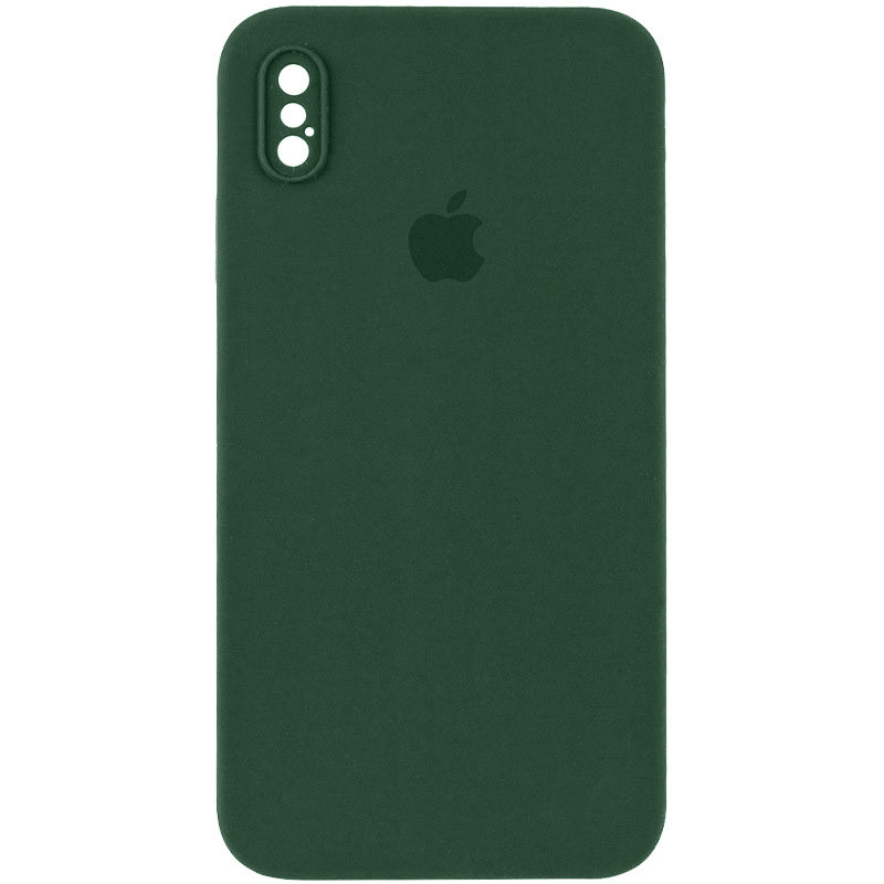 Чехол Silicone Case Square Full Camera Protective (AA) для Apple iPhone X / XS (5.8") Херсон - изображение 1