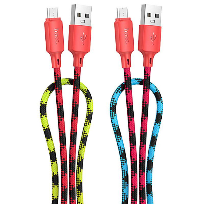 Дата кабель Hoco X116 Meridian USB to MicroUSB 2.4A (1m) Херсон - изображение 1
