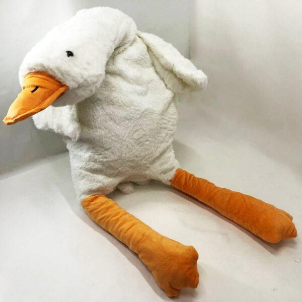 Гігантська м'яка плюшева іграшка Гусь-обіймусь 110 см білий подушка Гусь-обіймашка Львов - изображение 4