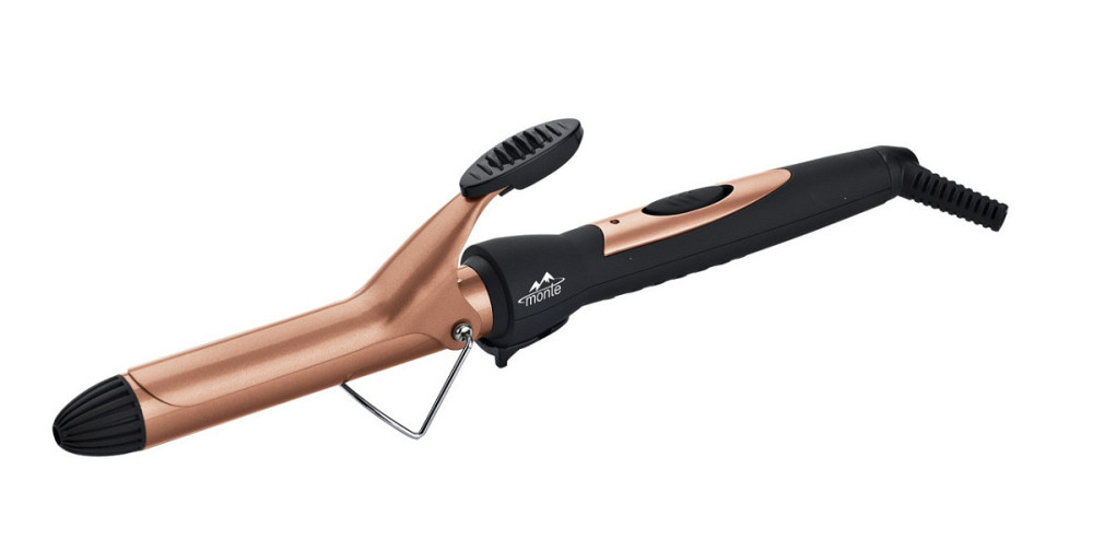 Плойка для волос Monte MT-5103-B 25 Вт серая с черным Київ - зображення 2