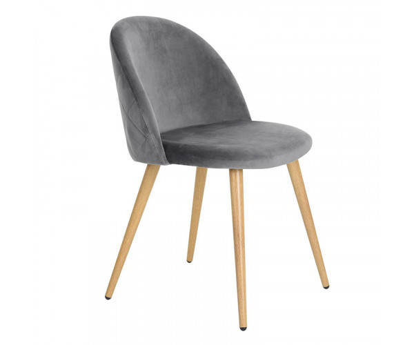 Стілець Анрі м'який тканина сіра Дніпро - зображення 2