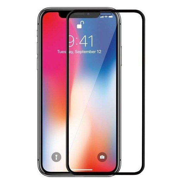 Захисне скло Apple iPhone X/XS Black (Код товару:8728) Харків - зображення 1
