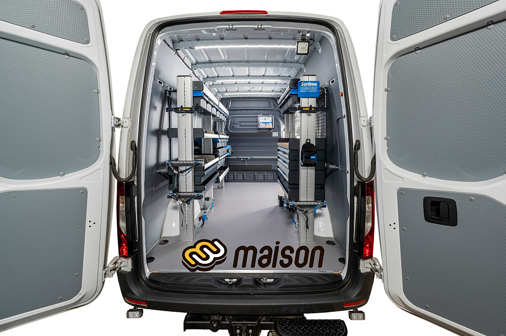 Мобільні майстерні, сервісні авто – обладнання фургона стелажами Sortimo Київ - зображення 9