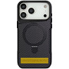 TPU+PC чехол Metal Buttons with MagSafe Carbon Ring для Apple iPhone 17 (6.3") Херсон