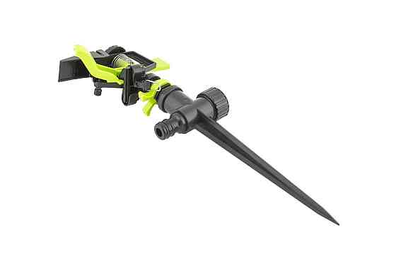 Ороситель для полива MASTERTOOL импульсный ½" 3 режима 20 м на ножке 5.3-13.5 л/мин 92-9323 Харків