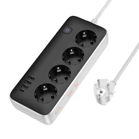 Удлинитель Hoco AC21 Sunlight 4-bit (1C/3A/4xSocket) (1.5m) Херсон