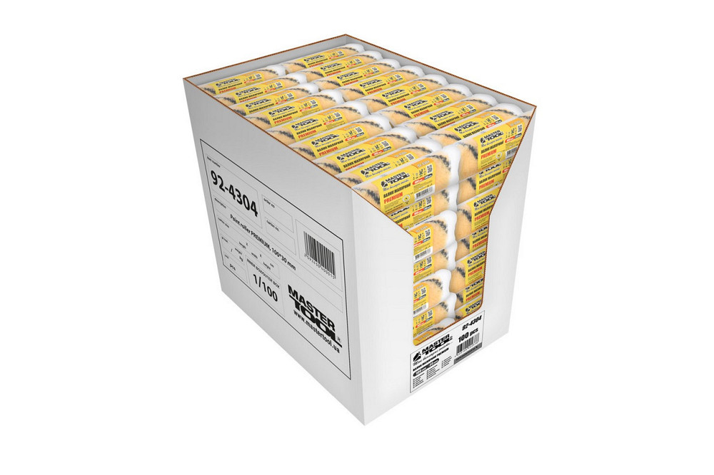 Валик малярный MASTERTOOL Premium 30/100/11 мм Ø 6 мм 92-4304_Р Харків - зображення 4