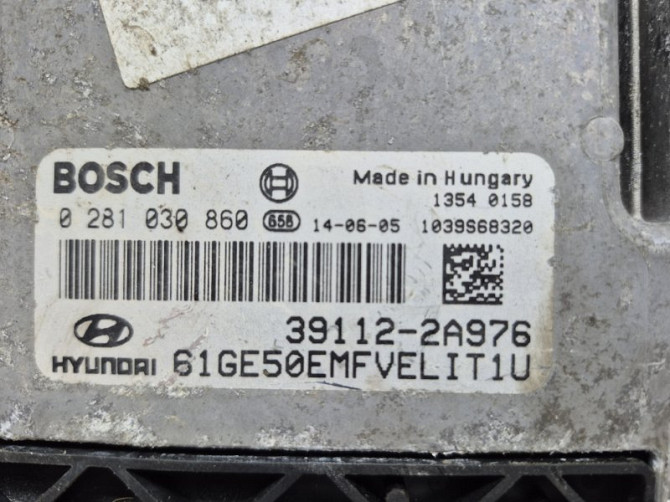 Блок управления двигателем Hyundai I30 2012-2017 391122A976 (Арт. 50148) Київ - зображення 4
