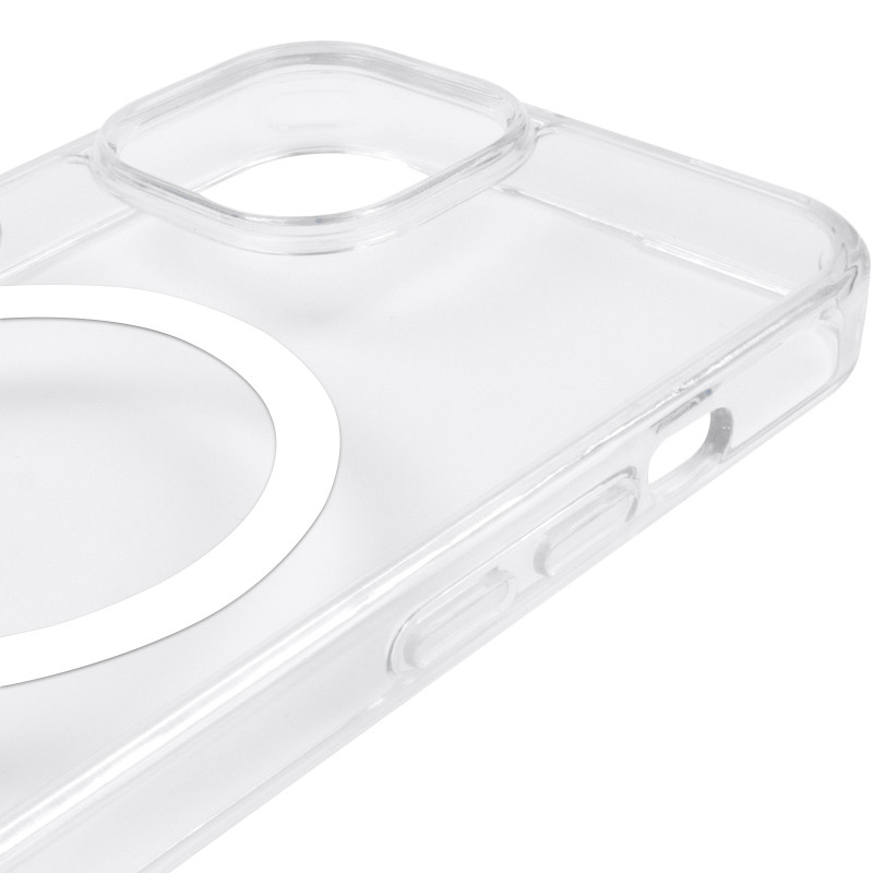 Чехол TPU Ummi transparent with Magnetic Fit для Apple iPhone 13 / 14 (6.1") Херсон - зображення 6
