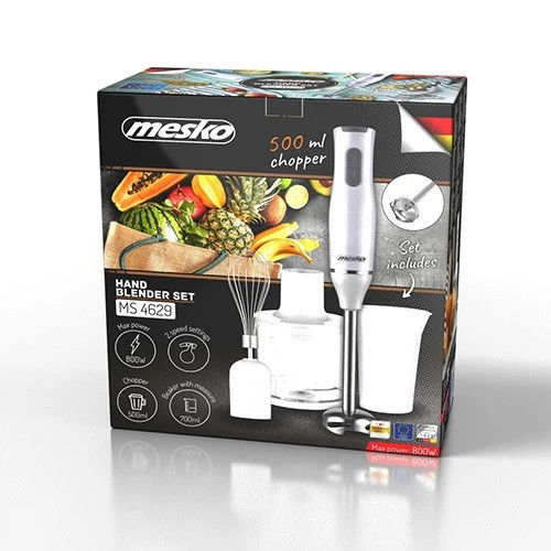 Блендер погружной Mesko MS 4629 800 Вт белый Киев - изображение 6
