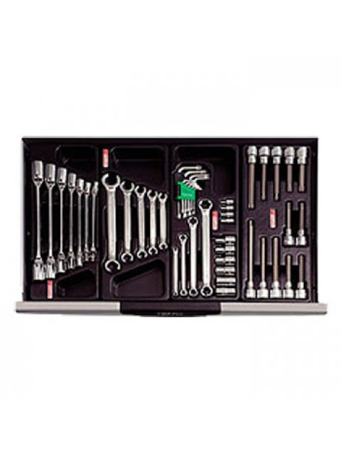 Ящик с набором инструментов для автосервиса TOPTUL (Pro-Line) 3 секции 104 ед. GCAZ0013 Харків - зображення 3