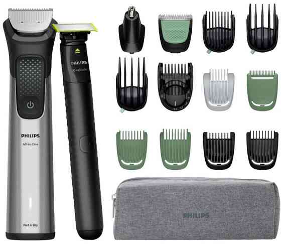 Машинка для стрижки волос в наборе Philips серии 9000 (17-в-1) MG9535/15 серая Київ