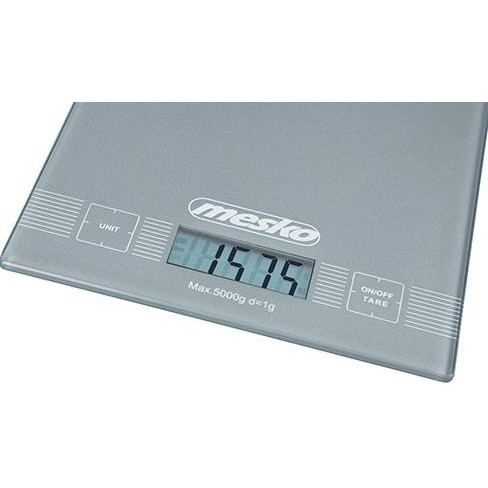Весы кухонные Mesko MS-3145 5 кг серые Київ - зображення 2