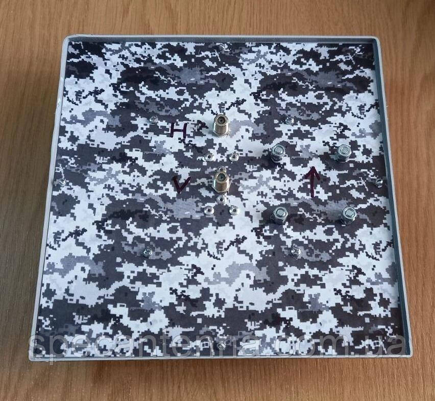 Антенна панельная 1610-2900 МГц 50 Вт 2х12-18 дБ DN-17WC, цвет № 1 черно-белый пиксель Дніпро - зображення 11