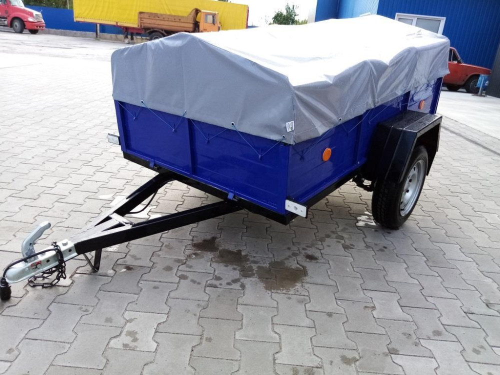 Тент на легковий причіп Павам 2,00 х 1,20 ПВХ Єврофура Барышевка - изображение 1