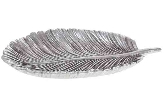 Блюдо Bona Di Перо SG37-879 32.5х16.5 см сріблясте Київ