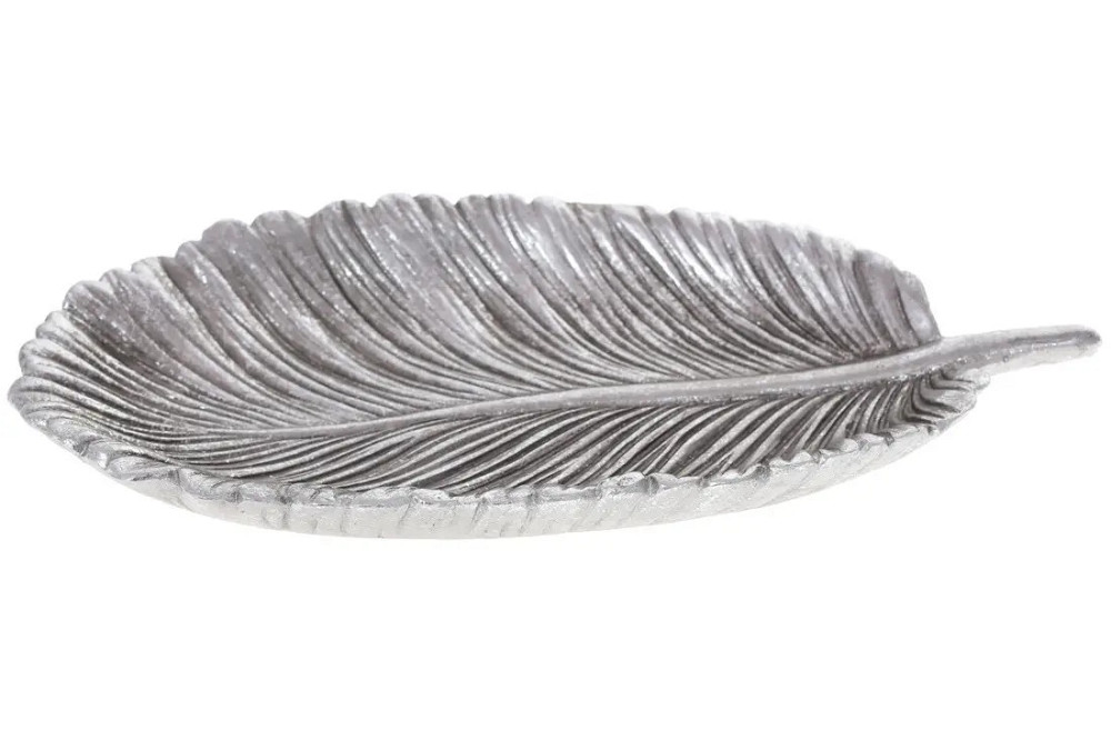 Блюдо Bona Di Перо SG37-879 32.5х16.5 см сріблясте Київ - зображення 1