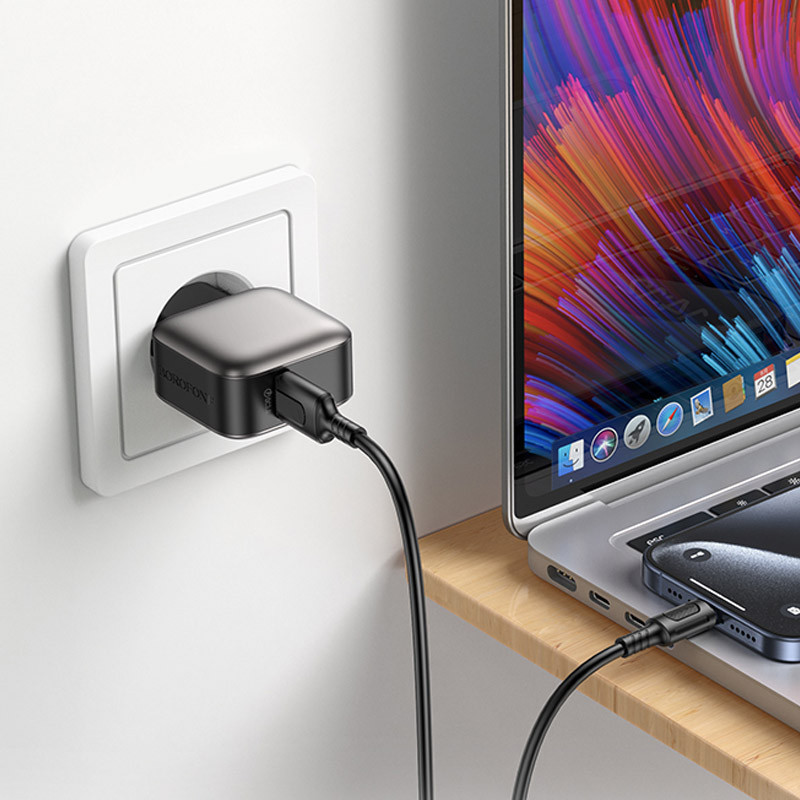 СЗУ Borofone BAS52A Absolute QC3.0 18W (1USB-A) + кабель USB to Type-C Херсон - изображение 6