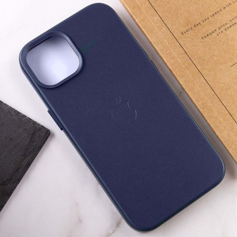 Кожаный чехол Leather Case (AA Plus) with Magnetic Fit для Apple iPhone 12 Pro / 12 (6.1") Херсон - изображение 7
