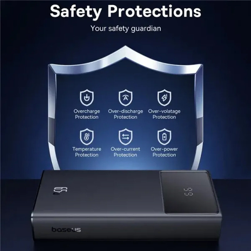 Портативное ЗУ Power Bank Baseus Star-Lord Digital Display 65W 20000 mAh (P10022906113-00) Херсон - зображення 7