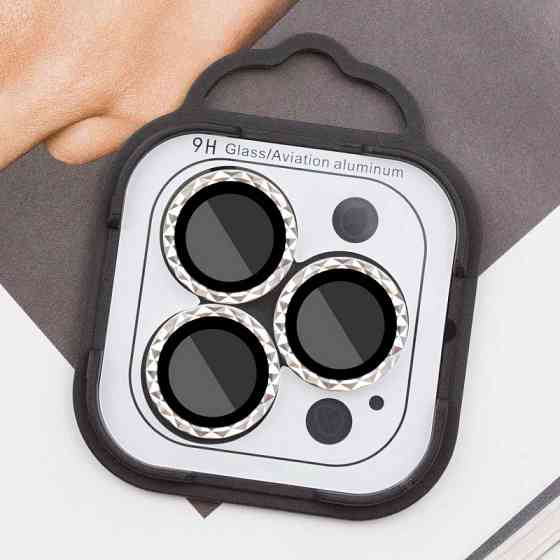 Защитное стекло Metal Shine на камеру (в упак.) для Apple iPhone 12 Pro Max Херсон