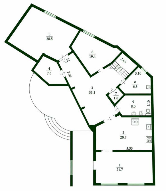 продажа 6-к коттедж Броварский, Рожны, 255000 $  - изображение 3