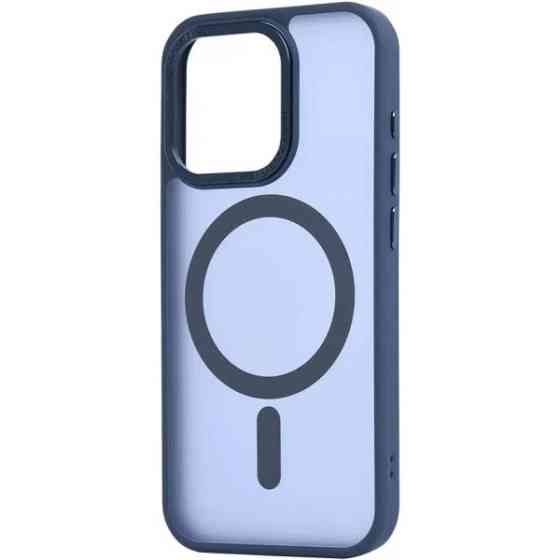 DM Чохол OC Matte Case with MagSafe для iPhone 13 Pro Max Dark Blue Харьков