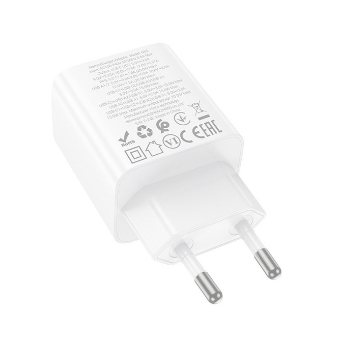 СЗУ Hoco N55 Fundador PD20W four-port (2USB-A/2C) Херсон - зображення 3