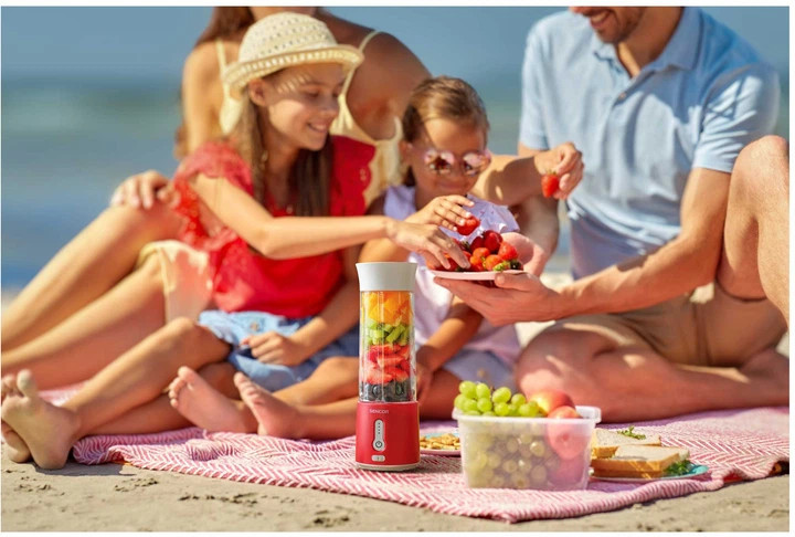 Фитнес-блендер аккумуляторный Sencor SBL134RD 150 Вт красный Киев - изображение 9