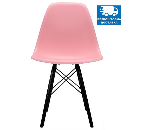 Стілець Тауер Вуд пластиковий рожевий колір Дніпро - зображення 1