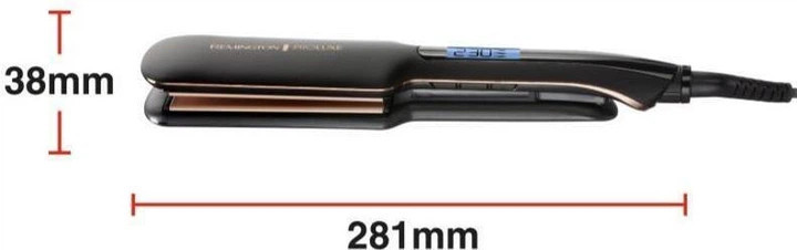 Выпрямитель для волос Remington PROluxe Midnight Wide Plate Straightener S9150B черный Київ - зображення 3