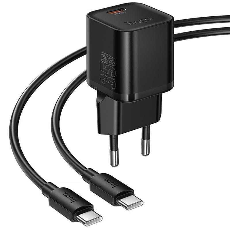СЗУ Hoco N66 Ingenious PD35W (1USB-C) + кабель Type-C to Type-C Херсон - изображение 3