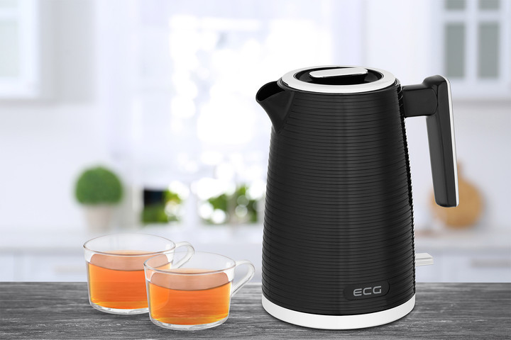 Электрочайник EСG RK 1751 Stripe 1.7 л черный Київ - зображення 10