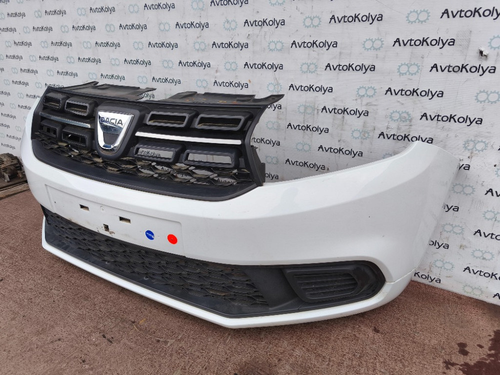 Бампер передний в сборе Dacia Sandero 2016-2021 рестайлинг Ковель - зображення 2