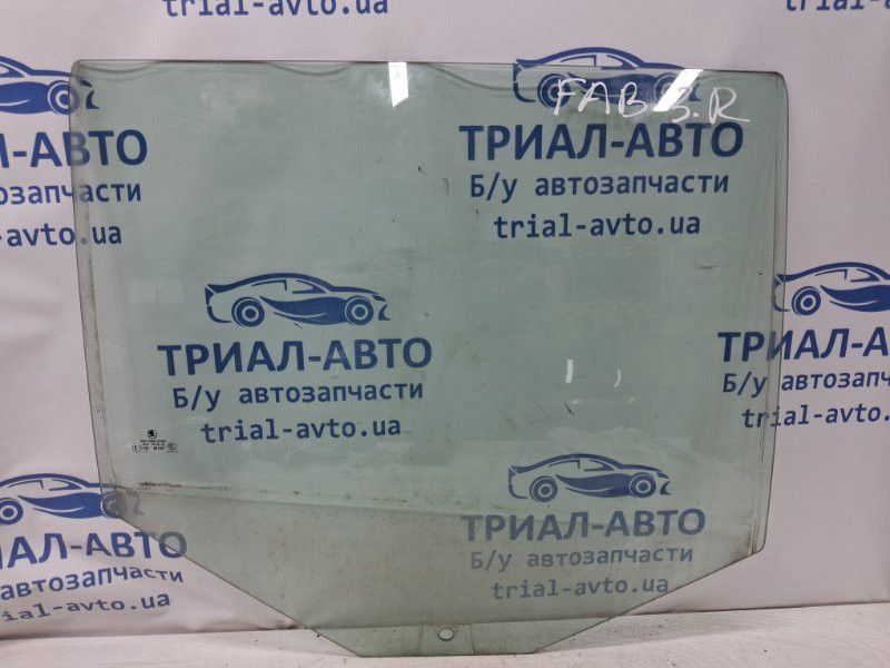 Стекло двери заднее правое Skoda Fabia 2007-2014 5J6845206K (Арт. 78947) Київ - зображення 2