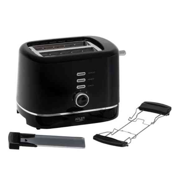 Тостер Adler AD 3224 black 850 Вт черный Київ