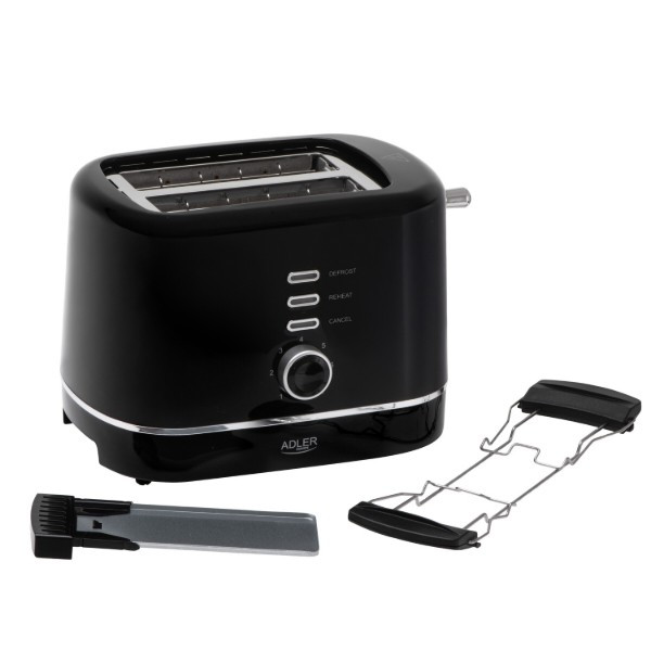 Тостер Adler AD 3224 black 850 Вт черный Київ - зображення 3