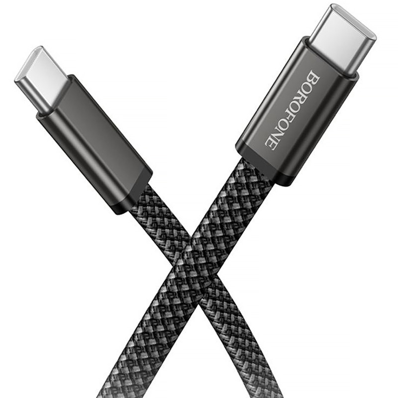 Дата кабель Borofone BX124 Peace Type-C to Type-C 60W (1m) Херсон - зображення 3